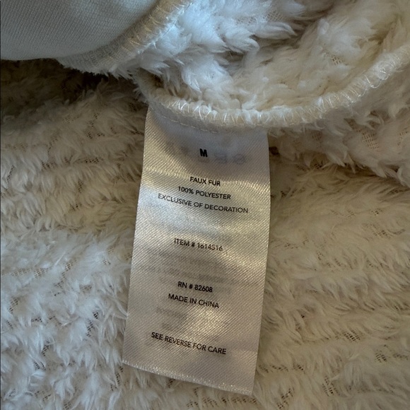 Free2B Fuzzy Zip Up Jacket Size M - Picture 9 of 10